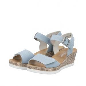 NEW RIEKER women's sandal in sky blue